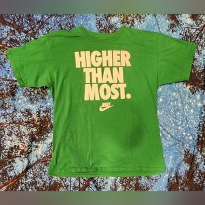 Nike Green Higher Than Most Large T-shirt